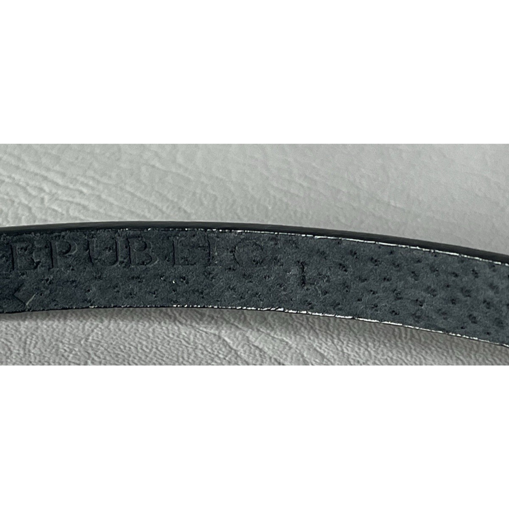 Banana Republic | Black Leather Belt | Size L 34-38 in | Silver Buckle | EUC - Picture 6 of 7